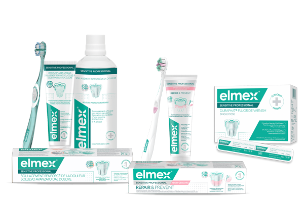 Gamme complète de produits Elmex