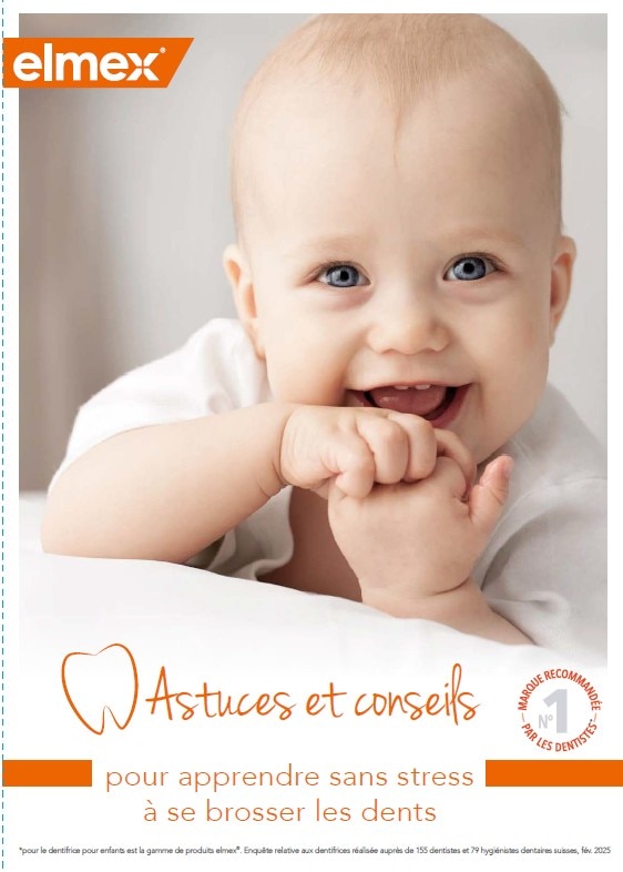 Infographie : Prévention des caries chez les enfants grâce au fluor – Protection contre l'acidité, reminéralisation et baisse du taux de caries.