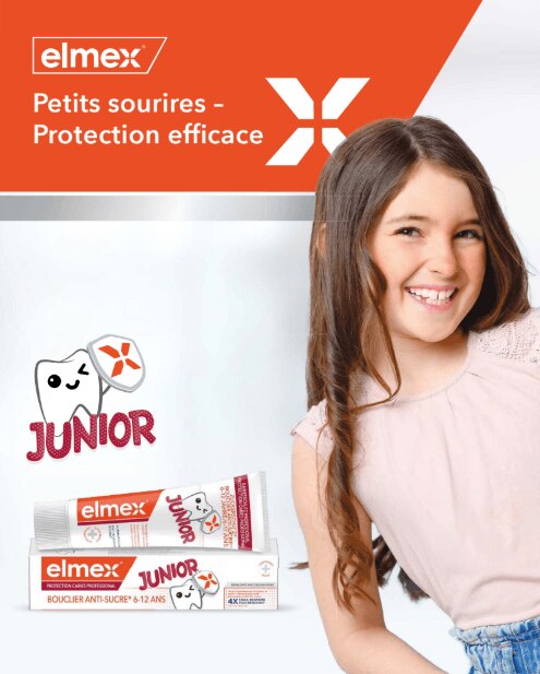 elmex® gelée augmente la résistance à la carie