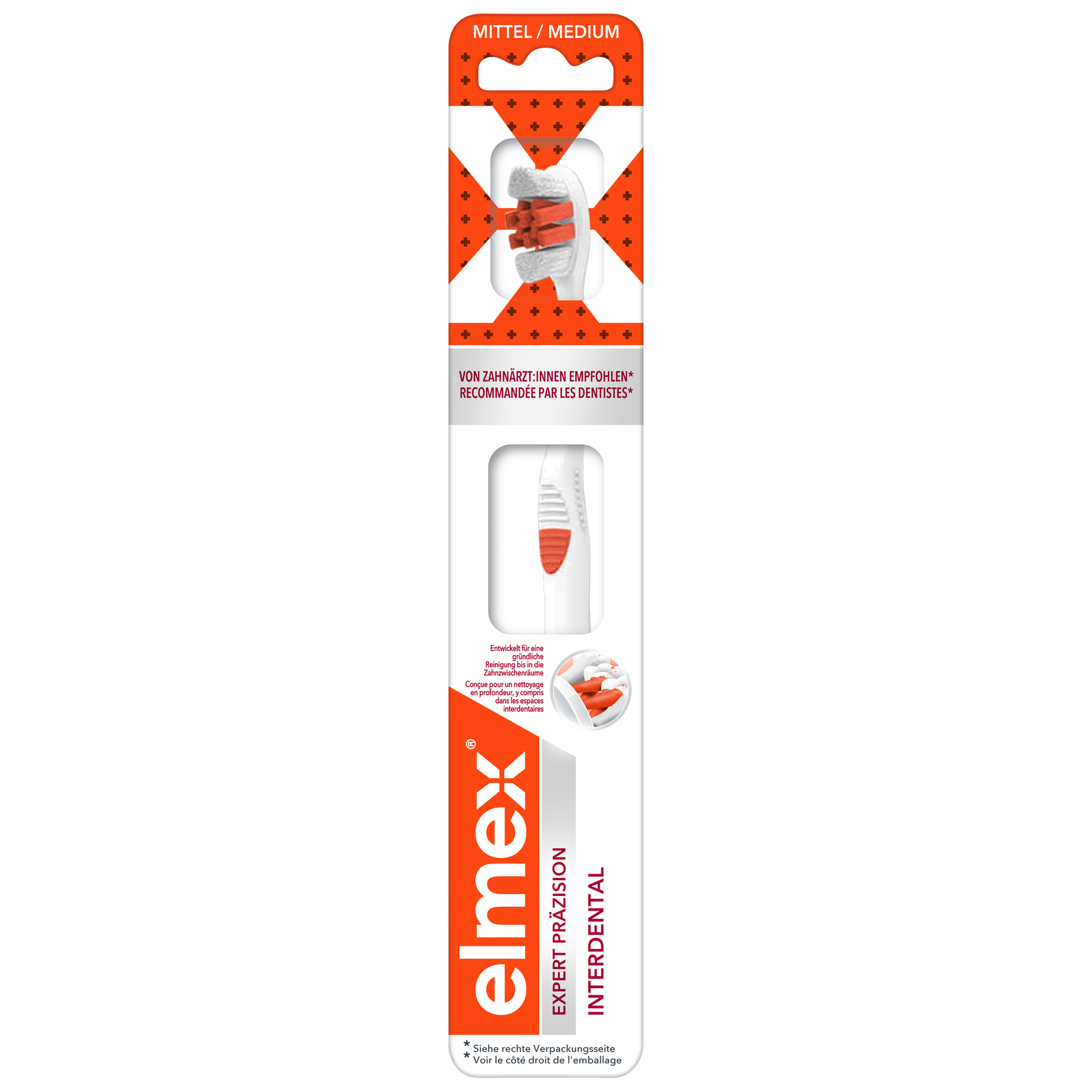 elmex® Expert Präzision Interdental Zahnbürste